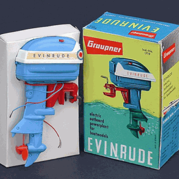 Evinrude Outboard Boat Motor Electric  Toy