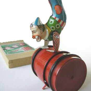 Fritz Voight Handstand Clown on a Barrel