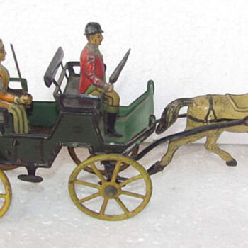 Greppert & Kelch G & K 526 Horse Cart Toy German