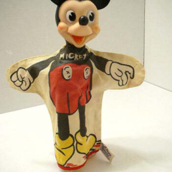 Gund Disney Mickey Mouse Hand Puppet 1960’s
