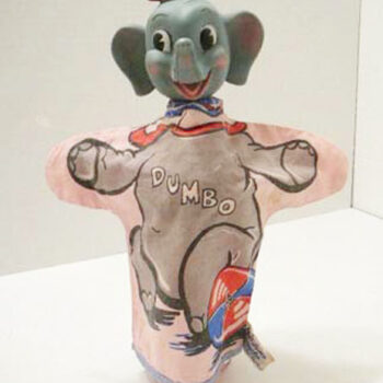 Gund Disney Dumbo Elephant Hand Puppet 1960’s