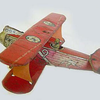 Gunthermann Coste Bellonte Airplane 1931 tin