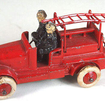 John Hill & Co. (Johillco) Pre-War Fire Engine with Firemen Bank