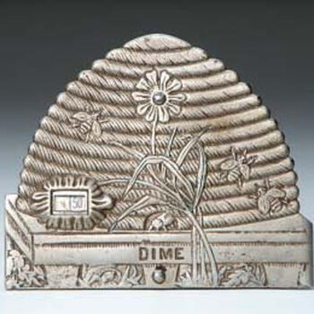 H & H Co. Beehive Dime Registering Savings Bank