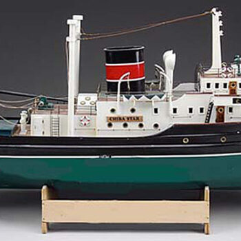 Trawler Chiba Star Boat Scale Model