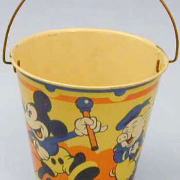 Happynak Mickey Mouse Donald Duck Seaside Sand Pail