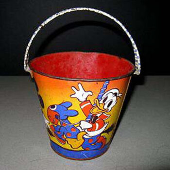 Happynak  Disney Mickey Mouse Sand Pail 1930’s