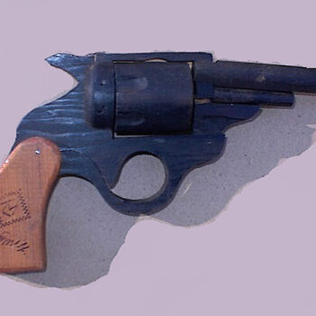 Ralston Tom Mix Gun Wood Toy