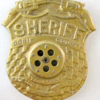 Ralston Tom Mix Dobie County Sheriff Badge