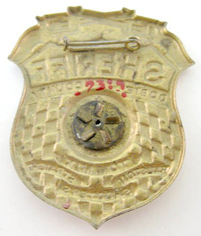 Ralston Tom Mix Dobie County Sheriff Badge - Antique Toys Library