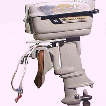 Gale 35 hp Outboard Motor