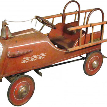 Gendron Fire Ladder Truck Pedal Car