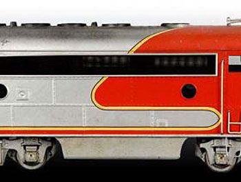 General Electric 6-Piece Santa Fe Outdoor Train Set