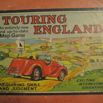 Geographia Touring England Game Board
