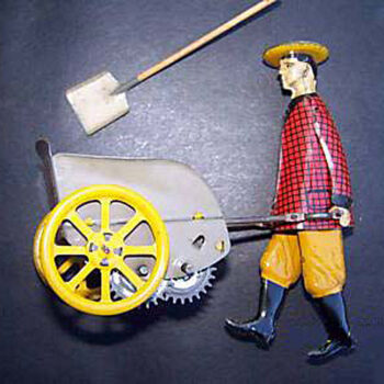 Gerard Model Works Farmer Boy Walking Toy