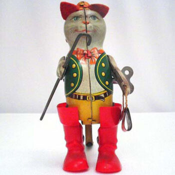 Greppert & Kelch G & K Ges. Gesch Cat in Red Boots Toy