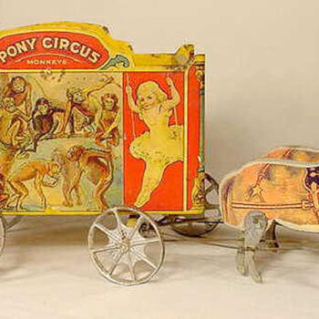 Gibbs Pony Circus Wagon Toy No. 53