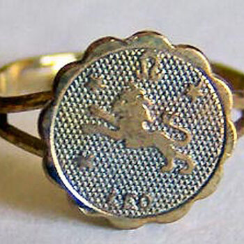 Zodiac Gum Machine Ring Astrological Sign Leo