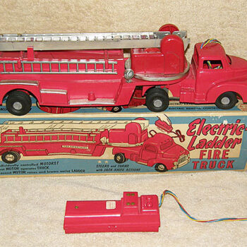 General Molds & Plastics Corp. GMP Electric Ladder Fire Truck