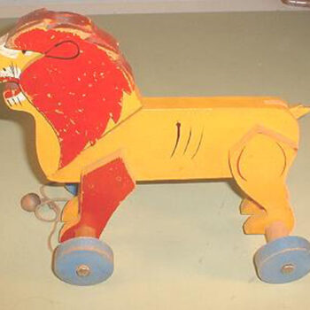 Toy Kraft Inc. Lion Pull Toy