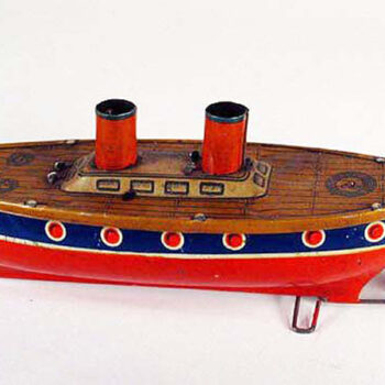 KRN Karl Rosenbauer Tin Ship Boat 1920’s German