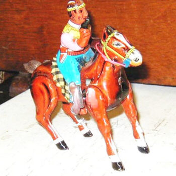 K Co. (Ohta Kasaburo) Indian Riding Horse Toy
