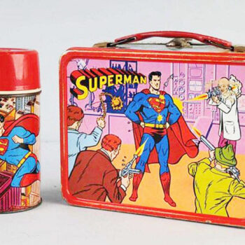 King-Seeley Superman Lunchbox With Thermos