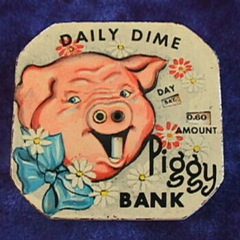 Kalon Mfg. Pig Dime Bank