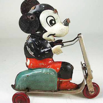 Mickey Mouse on Motor Scooter