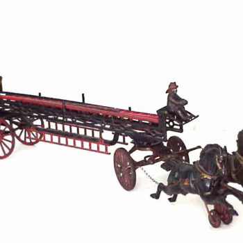 Ives Hook n Ladder Horse Drawn Fire Wagon