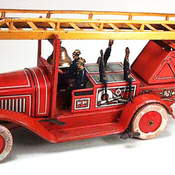 Tipp and Co. Fire Engine W/ Electric Lights