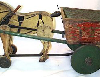 Rich Toys Wooden Horse and Cart