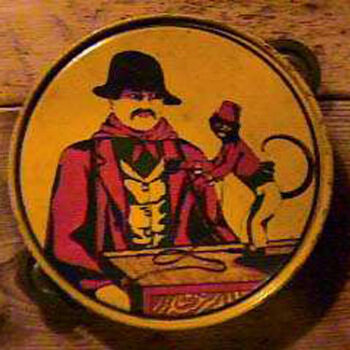 Chein Organ Grinder and Monkey with Tambourine