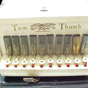 Eagle Toys Tom Thumb Button Accordion with Case