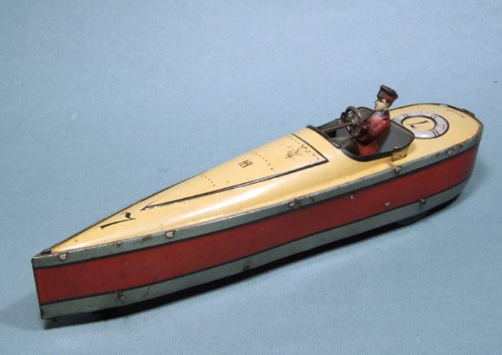 J L Hess Racing Boat Antique Toys Library