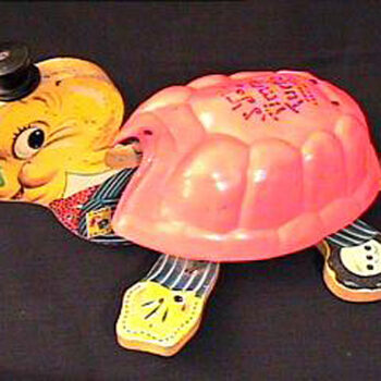 Fisher Price Uncle Timmy Turtle Pull Toy No. 125