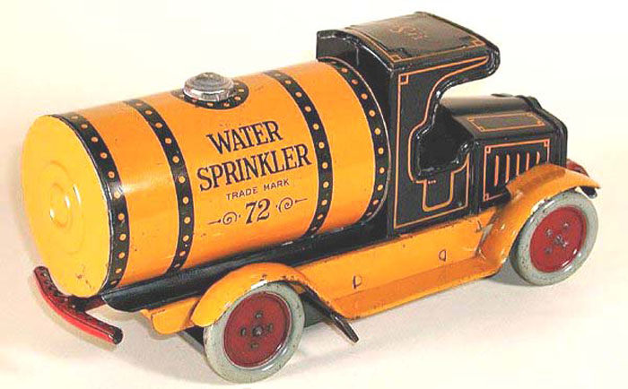 Strauss Water Sprinkler Truck - Antique Toys Library