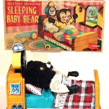 Line Mar Sleeping Baby Bear Toy