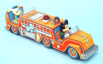 Modern Toy Mickey And Donald Fire Truck