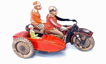 Tipp & Co. Touring Couple on Motorcycle with Side Car