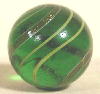 Green Onionskin Lutz Marble
