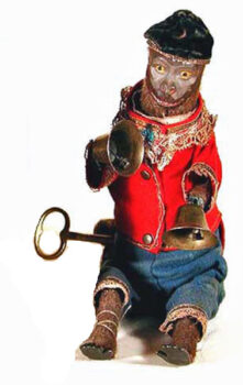 Ives Monkey Playing Bells