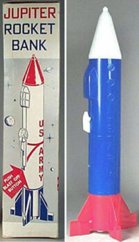 Superior Toy Space Jupiter Rocket Bank