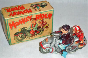 Kanto Toys Monkey Rider Motorcycle