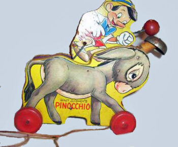 Fisher Price Pinocchio Pull Toy No. 494