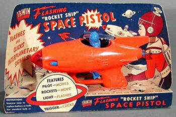 Irwin Flashing Rocket Ship Space Pistol