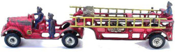 Arcade Hook & Ladder Fire Truck