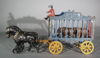 Hubley Royal Circus Brown Bear Cage with Back Gate