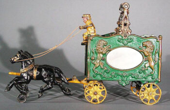 Hubley Iron Royal Circus Monkey Wagon