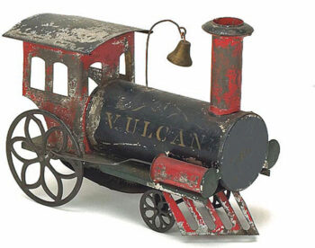 Ives, Blakeslee & Co. Vulcan Locomotive Floor Train Toy